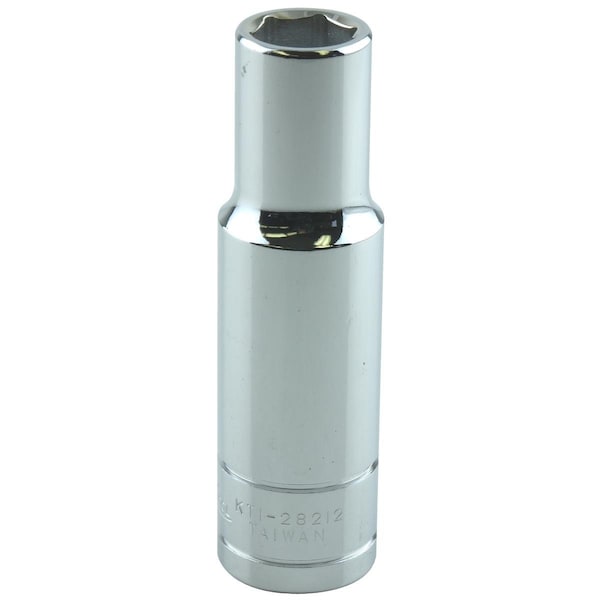 K-Tool International 1/2" Drive, 12mm Metric Socket, 6 Points, Socket 1/2 Dr, Deep 6 Pt, 12mm KTI-28212 - main